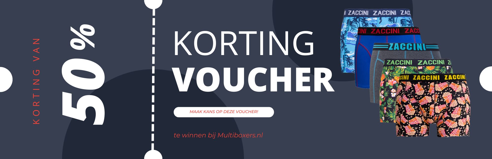 50% korting voucher sample