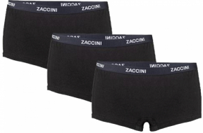 Zaccini Dames 3-pack: Short- Zwart Zaccini Dames 3-pack: Short- Zwart