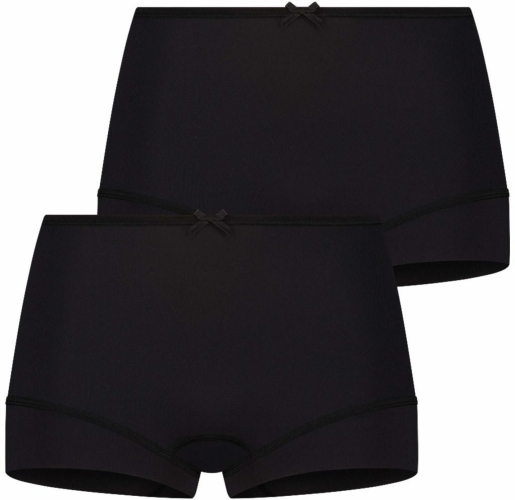 RJ Pure Color Dames Short: Extra Comfort 2-pack