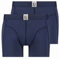 RJ Pure Color Heren Boxershort - Donkerblauw 2-pack