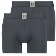 RJ Pure Color Heren Boxershort - Grijs 2-pack