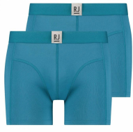 RJ Pure Color Heren Boxershort - Petrol 2-pack