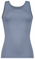 RJ Dames Pure Color Singlet - Steel blue RJ Dames Pure Color Singlet - Steel blue