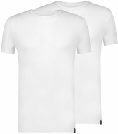 RJ Good Life Lisbon 2-Pack: Heren T-Shirt Ronde Hals Wit RJ Good Life Lisbon 2-Pack: Heren T-Shirt Ronde Hals Wit