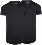 RJ Good Life Lisbon 2-Pack: Heren T-Shirt Ronde Hals Zwart RJ Good Life Lisbon 2-Pack: Heren T-Shirt Ronde Hals Zwart