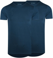 RJ Good Life Lisbon 2-Pack: Heren T-Shirt Ronde Hals Navy