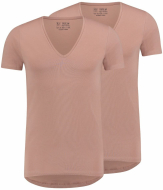 RJ Everyday 2-Pack Nijmegen: T-Shirt Diepe V-Hals Huid RJ Everyday 2-Pack Nijmegen: T-Shirt Diepe V-Hals Huid