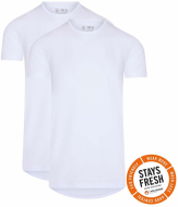 RJ Everyday Roermond 2-Pack: Heren Body Fit T-Shirt Classic O Wit RJ Everyday Roermond 2-Pack: Heren Body Fit T-Shirt Classic O Wit