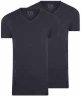 RJ Everyday Den Bosch 2-Pack: Heren T-Shirt V-Hals Navy RJ Everyday Den Bosch 2-Pack: Heren T-Shirt V-Hals Navy