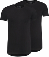 RJ Everyday Maastricht 2-Pack: Heren T-Shirt Ronde Hals Zwart RJ Everyday Maastricht 2-Pack: Heren T-Shirt Ronde Hals Zwart