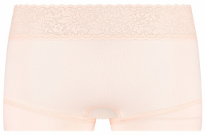 RJ Pure Color Dames Short Kant - Peach