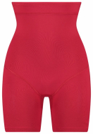 RJ Pure Color Shape Dames: Long Brief Donkerrood