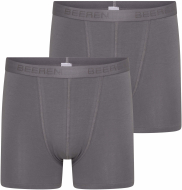 Beeren Heren 2-pack: Cotton Stretch Roger - Steel Grey