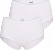 Beeren Dames 2-pack: Comfort Feeling Maxi Slip - Wit Beeren Dames 2-pack: Comfort Feeling Maxi Slip - Wit