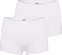 Beeren Dames Comfort Feeling 2-pack: Boxer - Wit Beeren Dames Comfort Feeling 2-pack: Boxer - Wit
