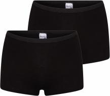 Beeren Dames Comfort Feeling 2-pack: Boxer - Zwart