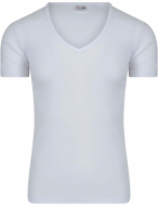 Beeren M3000 Heren T-Shirt: Deep V-Neck - Wit Beeren M3000 Heren T-Shirt: Deep V-Neck - Wit