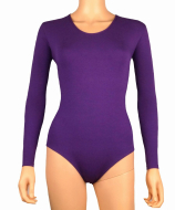 J&C Dames body met lange mouw: Paars J&C Dames body met lange mouw: Paars