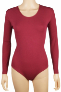 J&C Dames body met lange mouw: Rood J&C Dames body met lange mouw: Rood