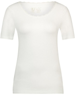 RJ Thermo Dames T-Shirt Kant - Wit