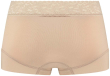 Thumbnail RJ Pure Color Dames Short Kant - Cafe Latte