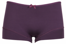 RJ Pure Color Dames Short - Aubergine