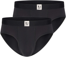 RJ Bodywear PC Slip 2-pack: zwart RJ Bodywear PC Slip 2-pack: zwart