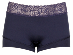 RJ Pure Color Dames Short Kant - Donkerblauw RJ Pure Color Dames Short Kant - Donkerblauw
