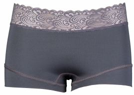 RJ Pure Color Dames Short Kant - Grijs RJ Pure Color Dames Short Kant - Grijs