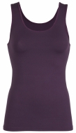 RJ Dames Pure Color Singlet - Aubergine RJ Dames Pure Color Singlet - Aubergine