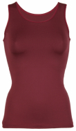 RJ Dames Pure Color Singlet - Port RJ Dames Pure Color Singlet - Port