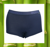 Boru Bamboo:  Dames Boxer - Navy